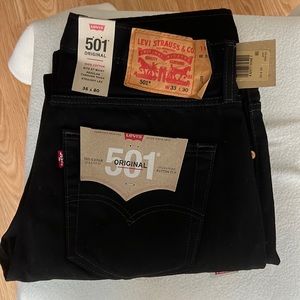 Black 501 jeans 33 X 30